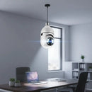 Câmera de Segurança 360 Graus Wi-Fi Full HD 1080p Com Gravador Microfone