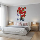 Adesivo de Flores 3D