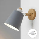 Arandela de Parede Wooden em Madeira com Interruptor Iluminação Decorativa