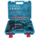 Kit Parafusadeira/Furadeira 28 Pcs + 2 Baterias Portáteis + Maleta De Brinde