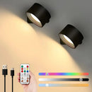 Luminária de Parede LED Sem Fio Moderna