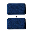 Kit 2 Tapetes para Banheiro Antiderrapante & Ultraabsorvente 3D