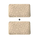 Kit 2 Tapetes para Banheiro Antiderrapante & Ultraabsorvente 3D