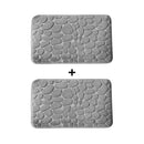 Kit 2 Tapetes para Banheiro Antiderrapante & Ultraabsorvente 3D
