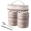 Kit 4 Potes Térmicos Lunchbox